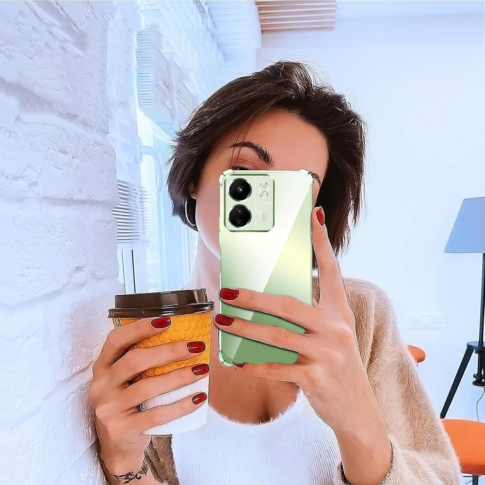 Θήκη Προστασίας Κάμερας για Xiaomi Poco C65 / Redmi 13C, Techsuit, Ανθεκτική σε Κρούσεις Διαφανής, Διάφανη
