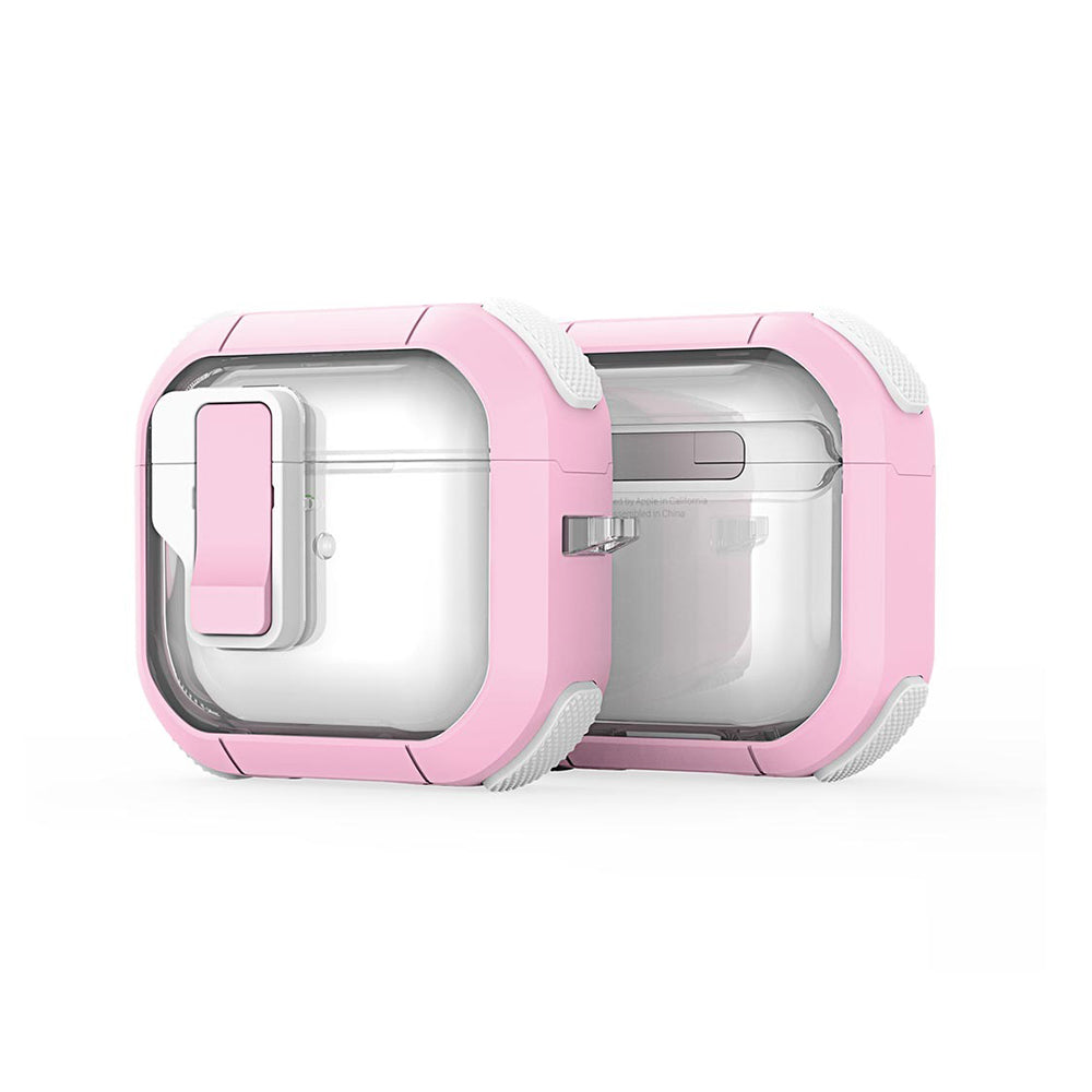DUX DUCIS PECN Case for Apple AirPods 4, White Pink