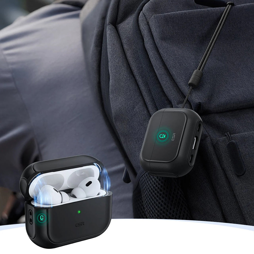 ESR Orbit Hybrid Case for Apple AirPods Pro 3, Black
