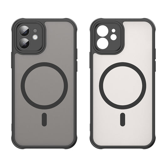 Θήκη MagSafe για Apple iPhone 12, Techsuit, HaloFrost II, Μαύρο