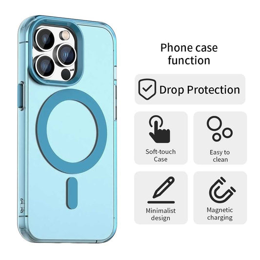 Θήκη MagSafe για Apple iPhone 13 Pro Max, Techsuit, CandyCase, Μπλε
