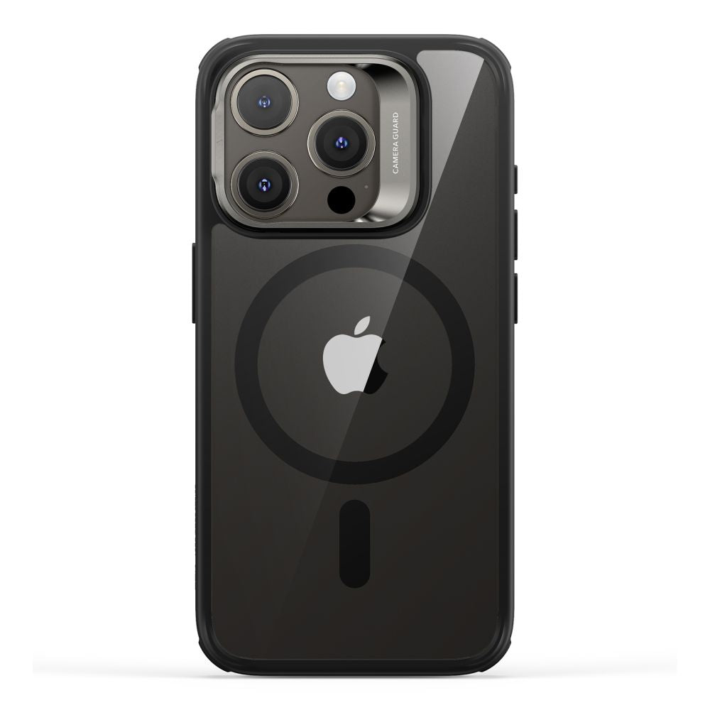 Θήκη MagSafe για Apple iPhone 15 Pro, ESR, Classic Hybrid Kickstand, Διάφανη Μαύρη