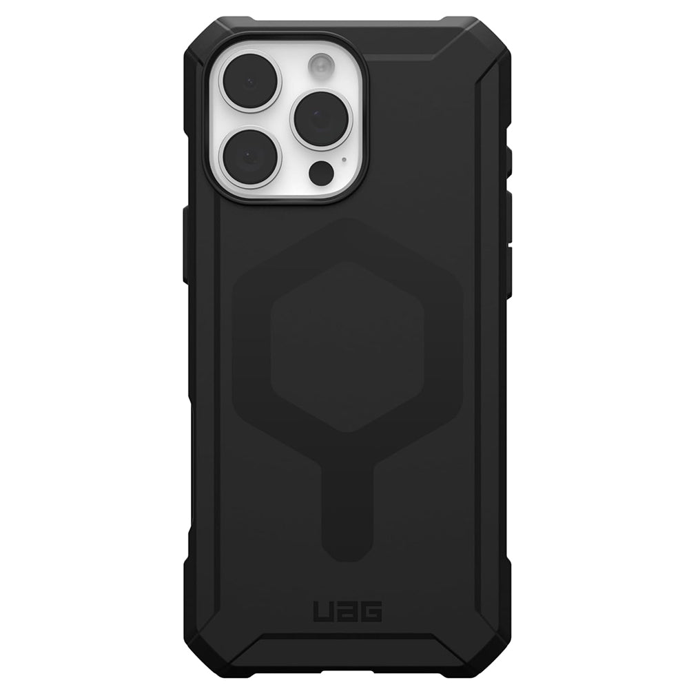 MagSafe Case for Apple iPhone 15 Pro Max, Urban Armor Gear, Essential Armor, Black