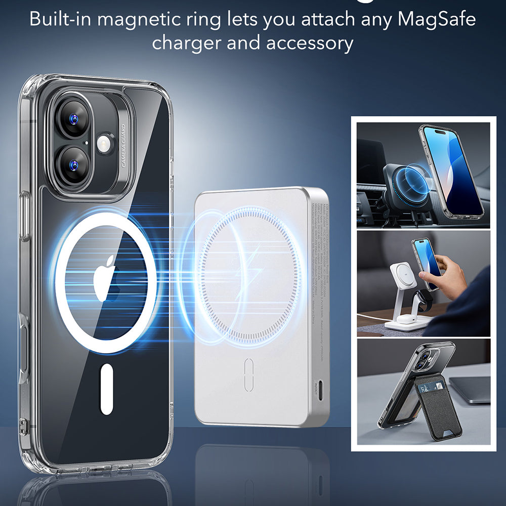 Θήκη MagSafe για Apple iPhone 16, ESR, Classic Hybrid, Διάφανη
