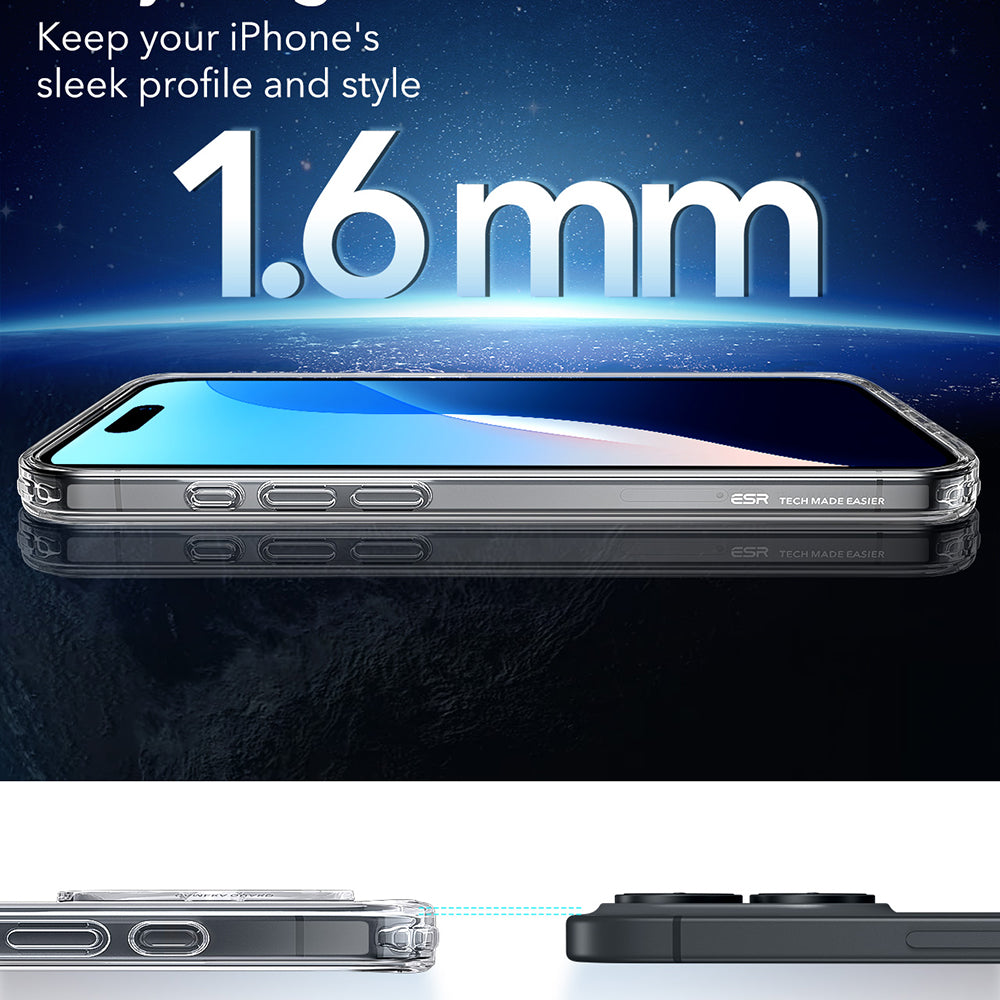 Θήκη MagSafe για Apple iPhone 16, ESR, Classic Hybrid, Διάφανη