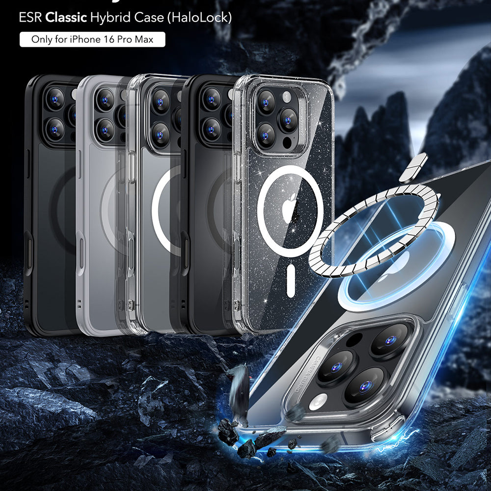 Θήκη MagSafe για Apple iPhone 16 Pro Max, ESR, Classic Hybrid, Διαφανής