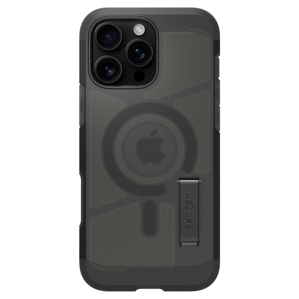 Θήκη MagSafe για Apple iPhone 16 Pro Max, Spigen, Tough Armor, Ματ Μαύρη ACS09070