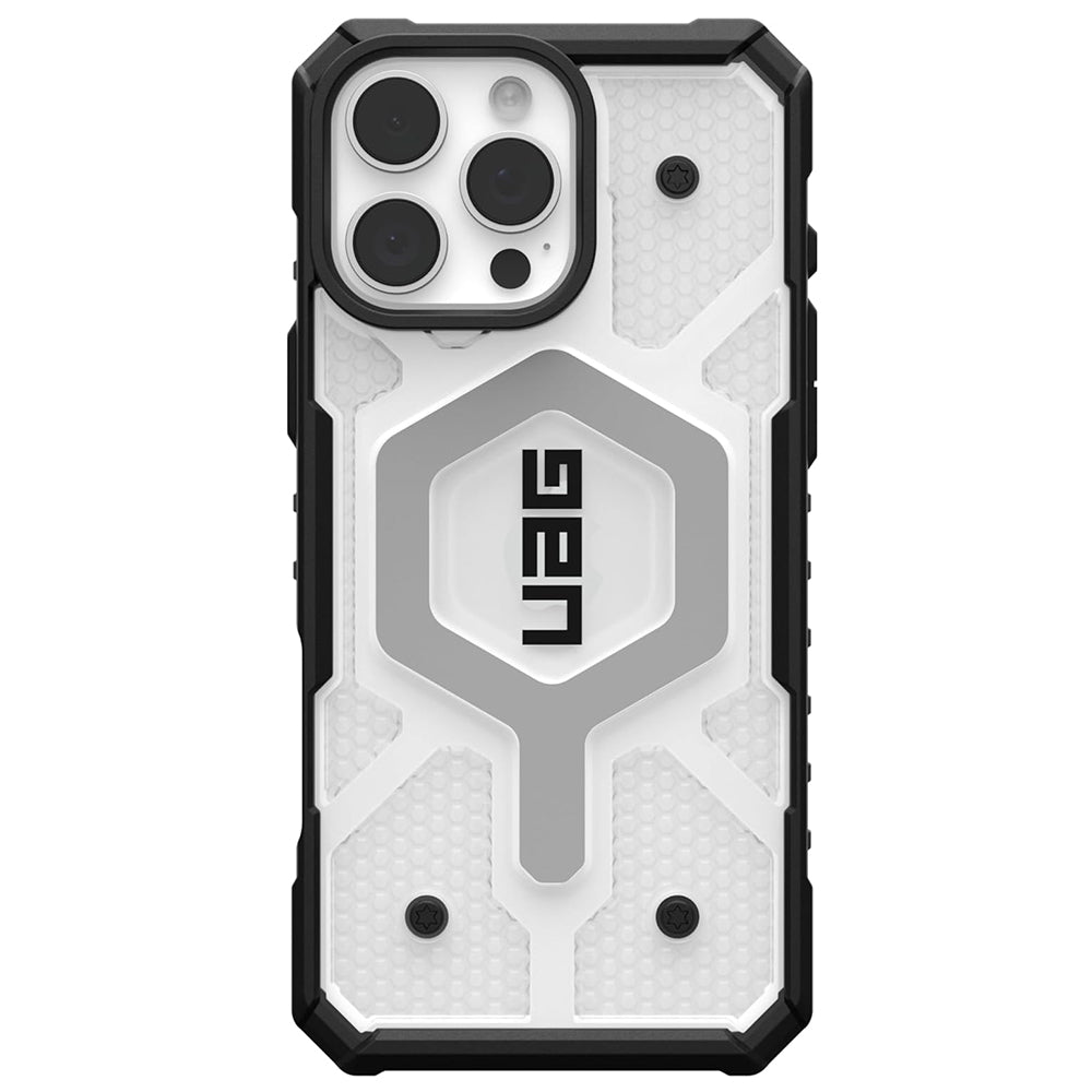 MagSafe Case for Apple iPhone 16 Pro Max, Urban Armor Gear, Pathfinder Clear, Transparent