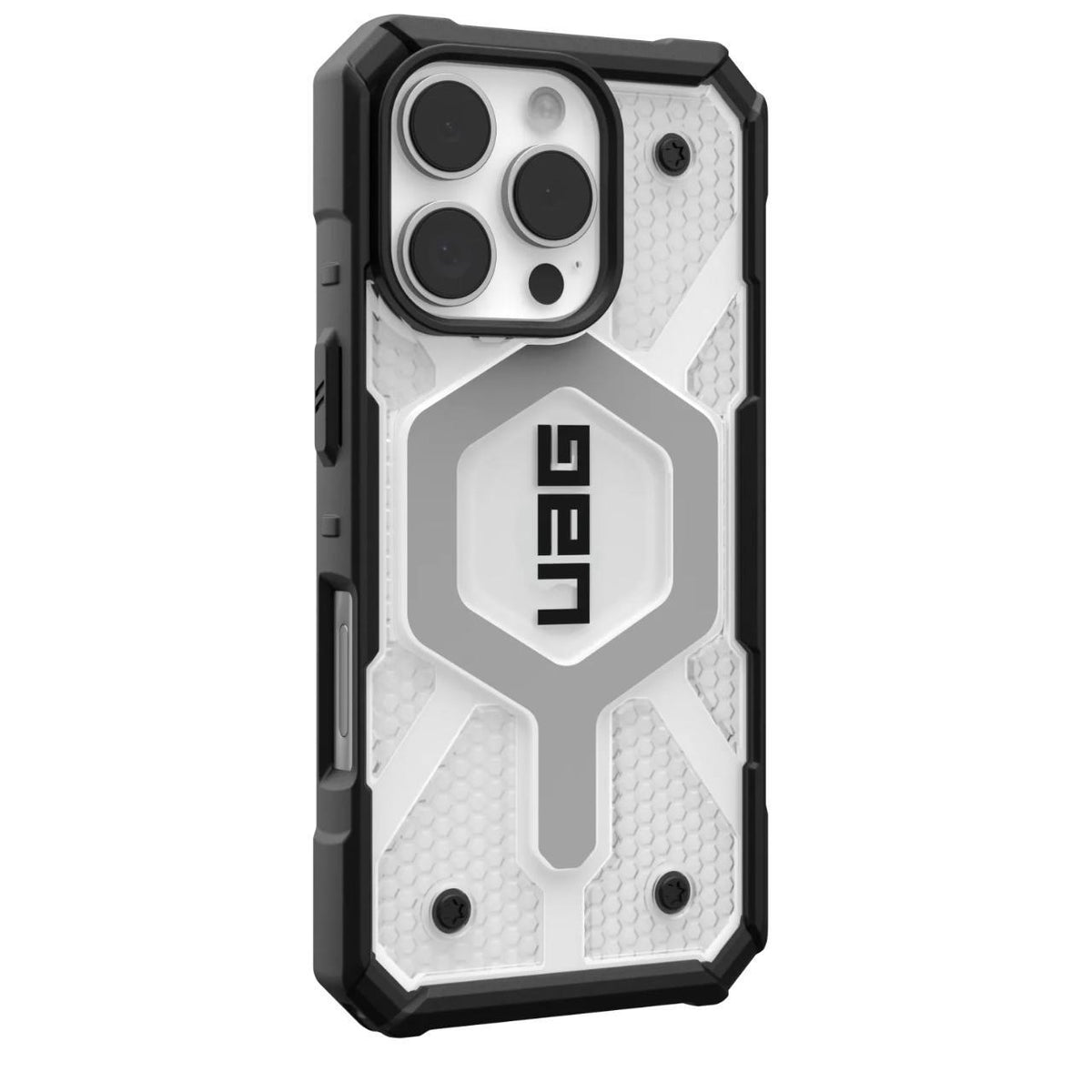 MagSafe Case for Apple iPhone 16 Pro Max, Urban Armor Gear, Pathfinder Clear, Transparent