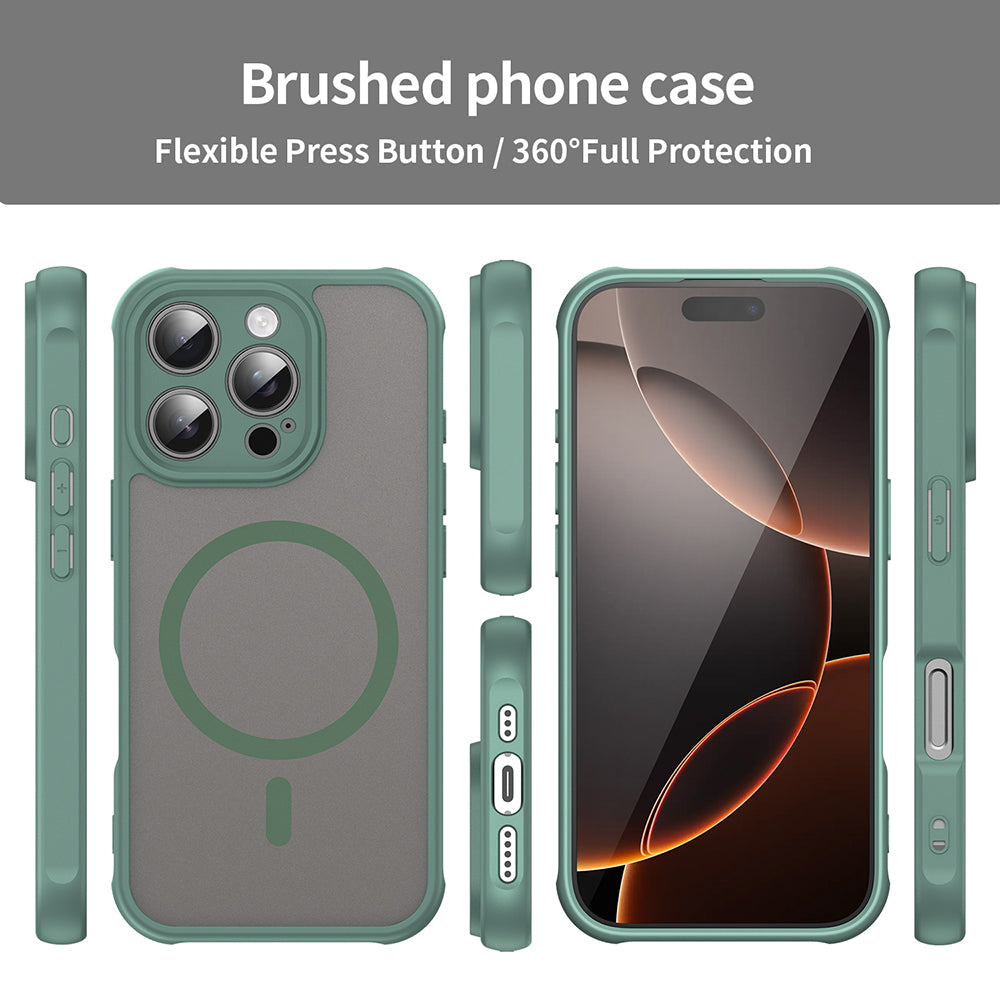 Θήκη MagSafe για Apple iPhone 16 Pro, Techsuit, HaloFrost II, Πράσινο