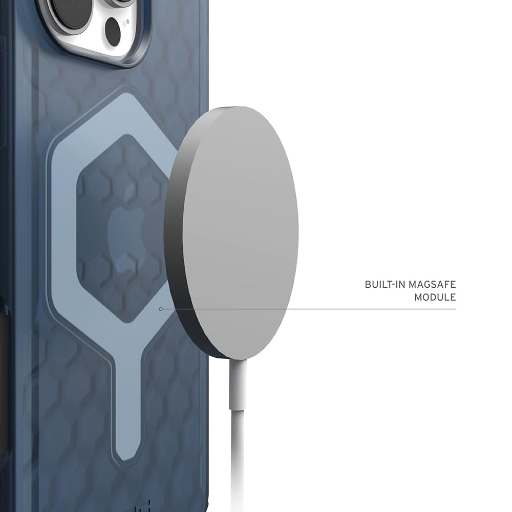 MagSafe Case for Apple iPhone 16 Pro, Urban Armor Gear, Essential Armor, Blue