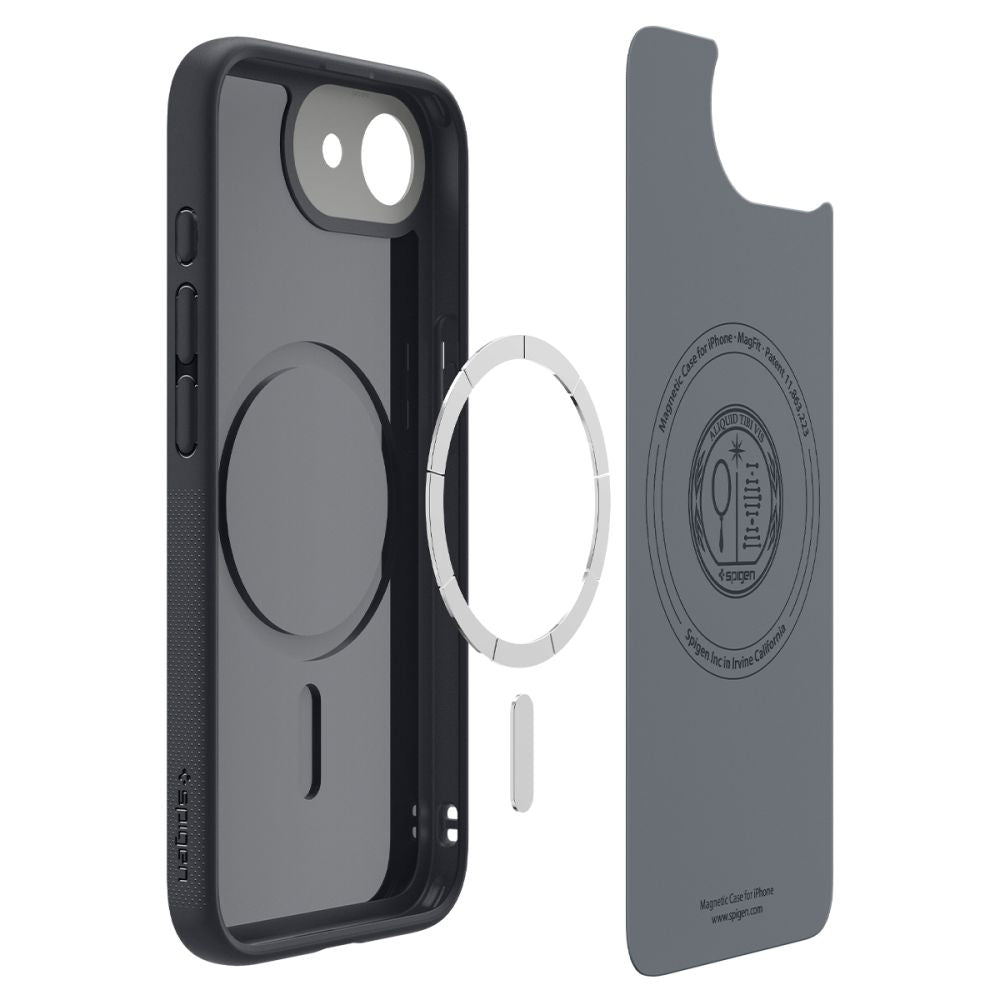 Θήκη MagSafe για Apple iPhone 17e / 16e, Spigen, Caseology Nano Pop, Μαύρη ACS09155