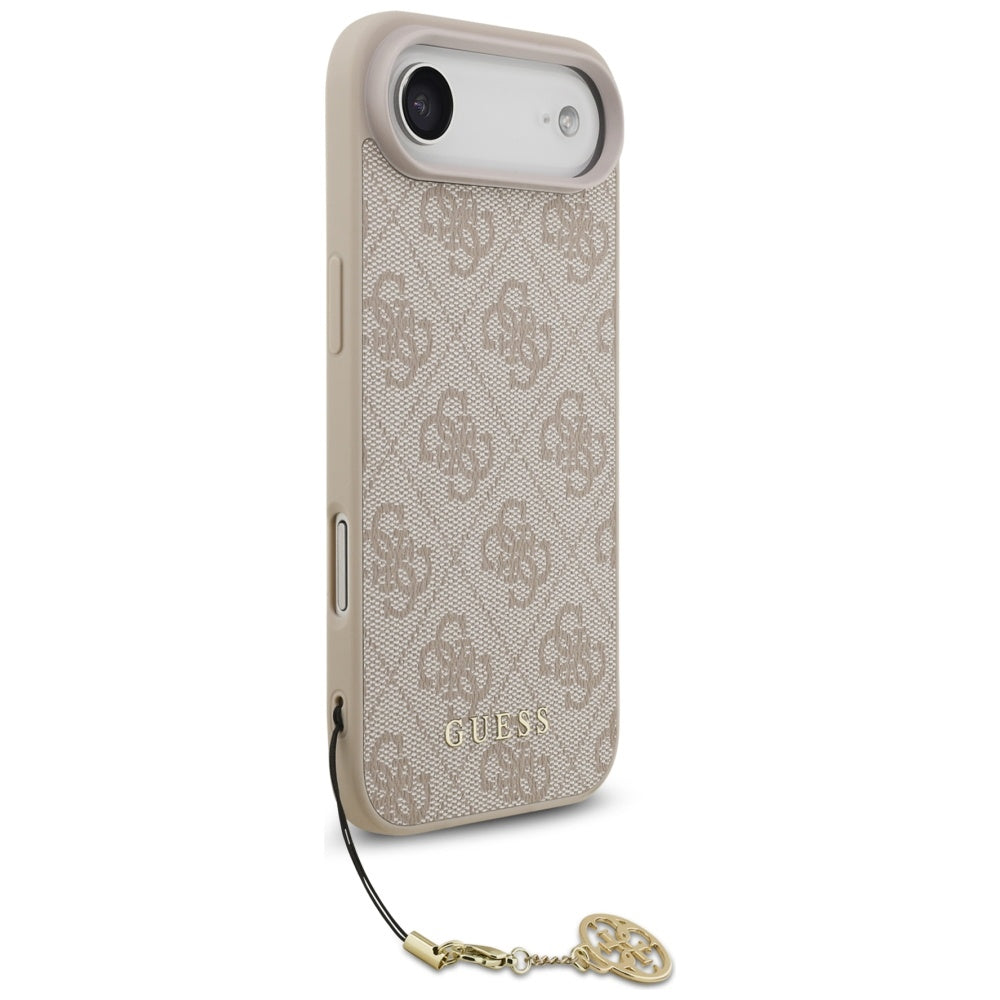 Θήκη MagSafe για Apple iPhone 17 Air, Guess, 4G Charm Cradle, Ροζ
