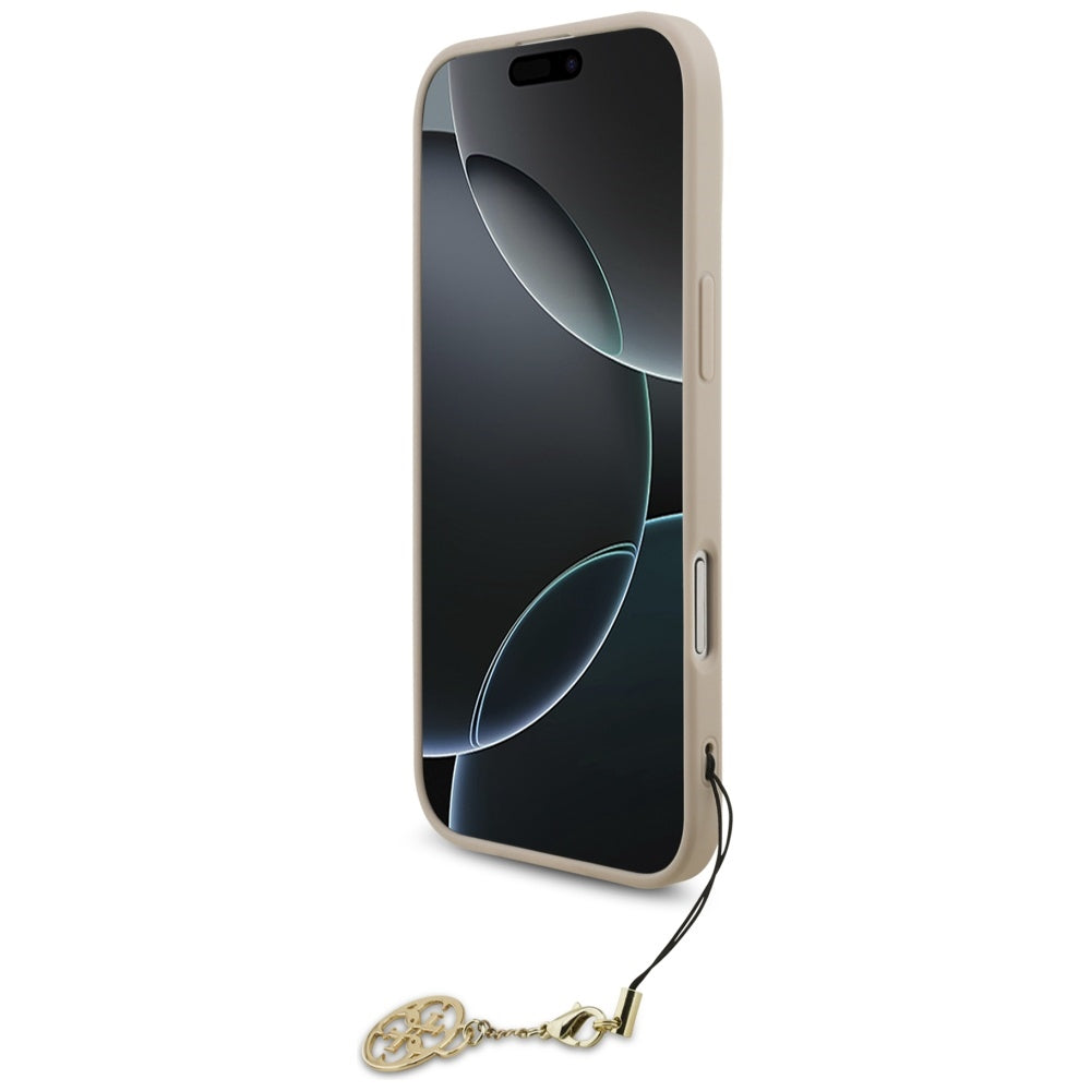 Θήκη MagSafe για Apple iPhone 17 Air, Guess, 4G Charm Cradle, Ροζ