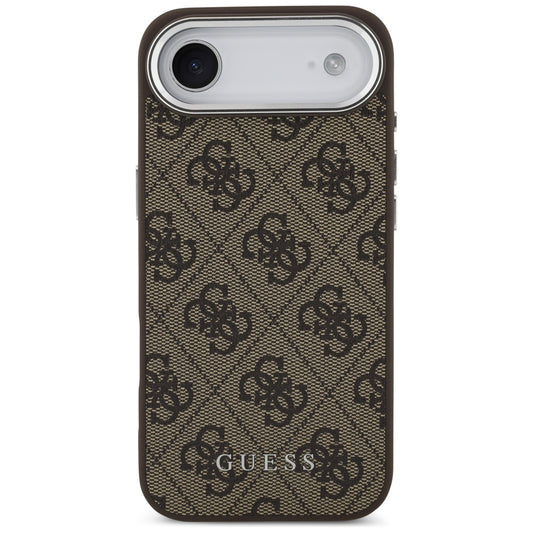 Θήκη MagSafe για Apple iPhone 17 Air, Guess, 4G Classic Logo, Καφέ