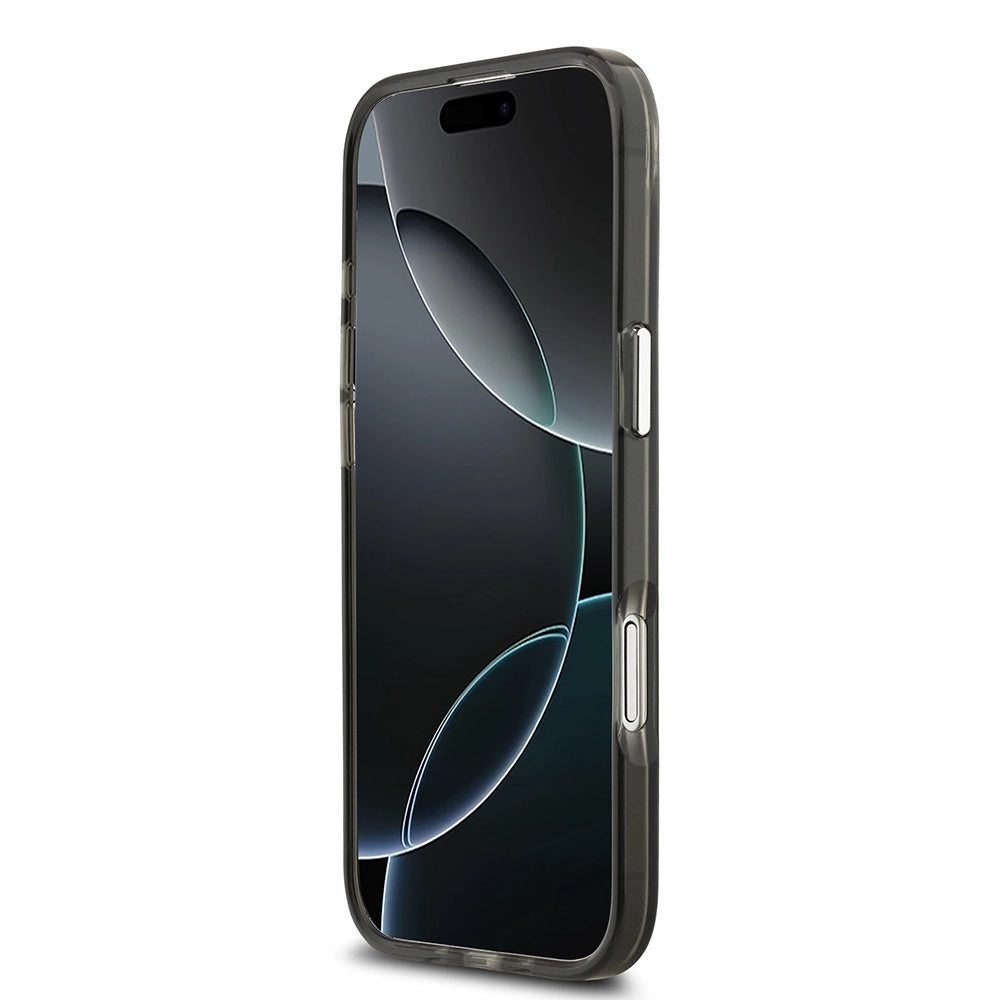 Θήκη MagSafe για Apple iPhone 17 Air, Guess, IML Gradient Triangle Logo, Μαύρη