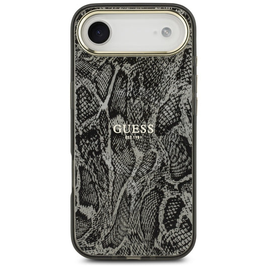 Θήκη MagSafe για Apple iPhone 17 Air, Guess, Python Pattern, Μαύρη