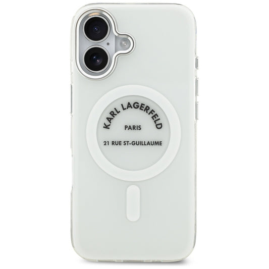 Θήκη MagSafe για Apple iPhone 17, Karl Lagerfeld, IML Logo RSG, Διαφανής