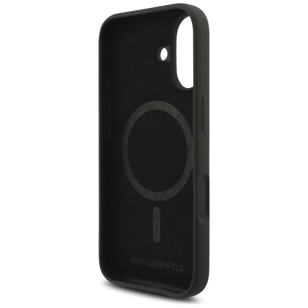 MagSafe Case for Apple iPhone 17, Karl Lagerfeld, Ring Karl & Choupette, Black