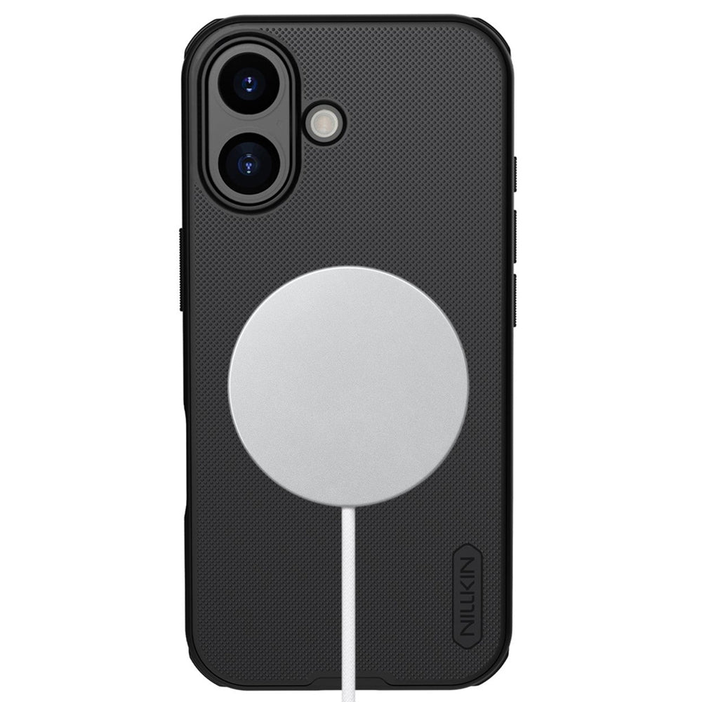 Θήκη MagSafe για Apple iPhone 17, Nillkin, Super Shield Pro, Μαύρη Σατινέ