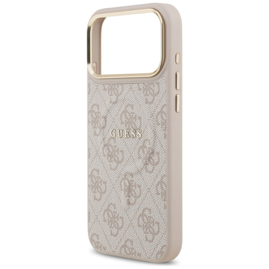 Θήκη MagSafe για Apple iPhone 17 Pro, Guess, 4G Classic, Ροζ
