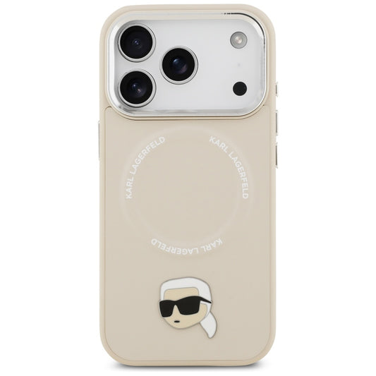 Θήκη MagSafe για Apple iPhone 17 Pro, Karl Lagerfeld, Karl Pin, Μπεζ