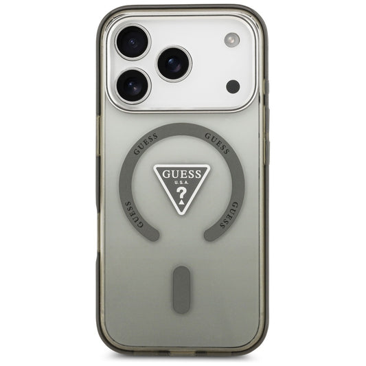 Θήκη MagSafe για Apple iPhone 17 Pro Max, Guess, IML Gradient Triangle Logo, Χακί