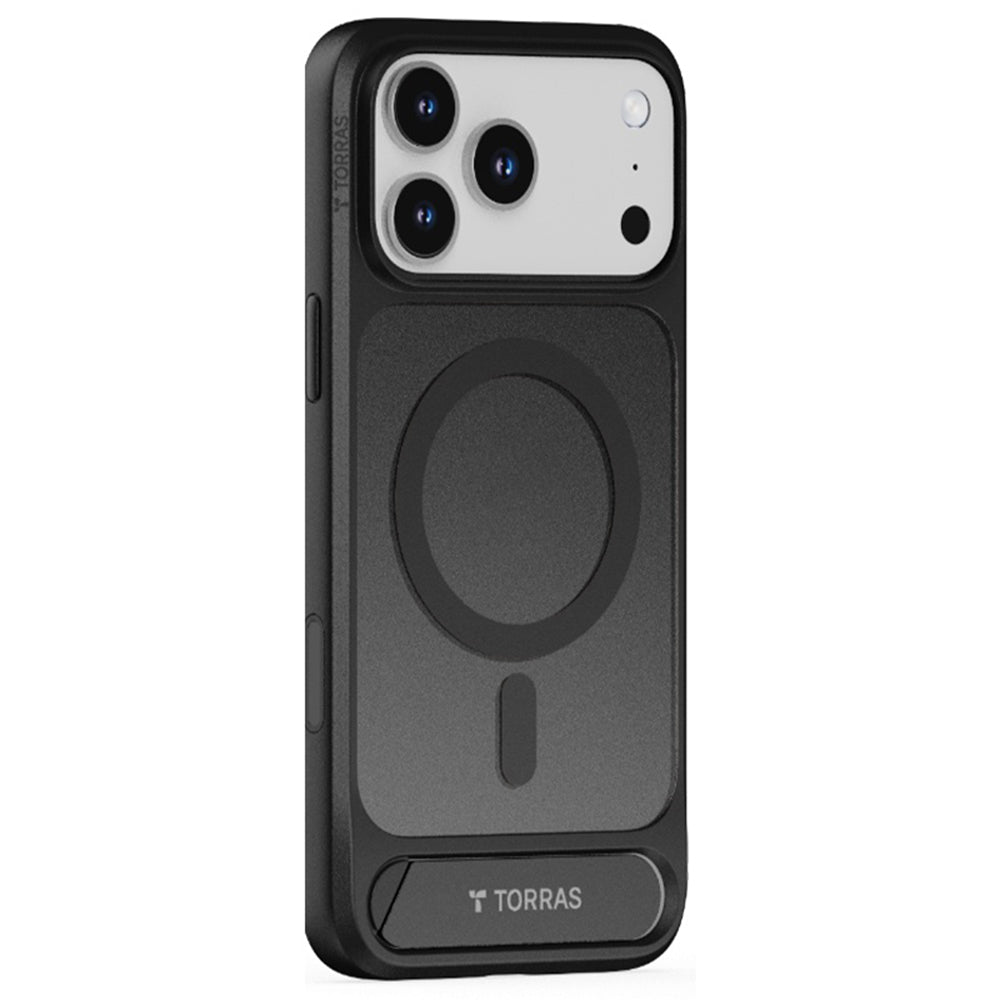 MagSafe Case for Apple iPhone 17 Pro Max, Torras, Pstand, Black