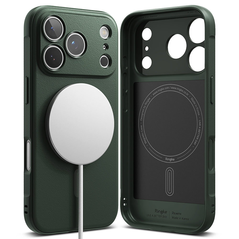 MagSafe Case for Apple iPhone 17 Pro, Ringke, Onyx, Dark Green
