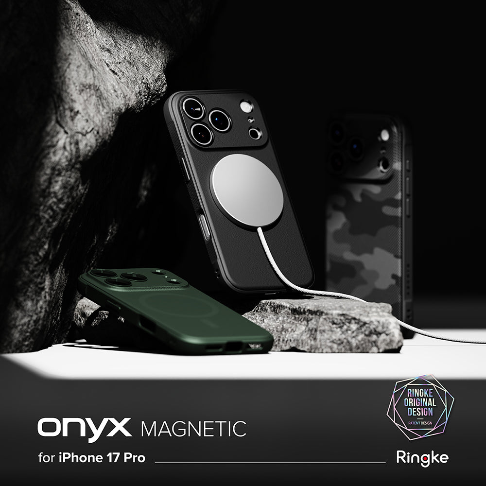 MagSafe Case for Apple iPhone 17 Pro, Ringke, Onyx, Dark Green