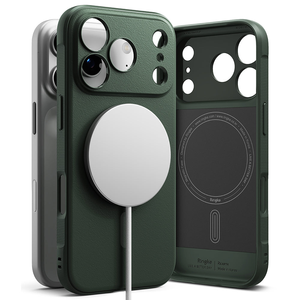 MagSafe Case for Apple iPhone 17 Pro, Ringke, Onyx, Dark Green