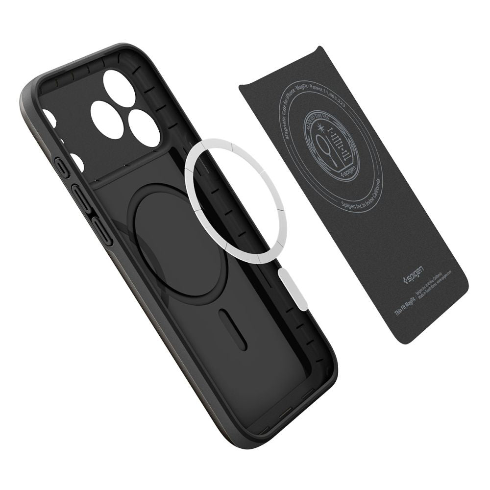 MagSafe Case for Apple iPhone 17 Pro, Spigen, Thin Fit, Black ACS10339