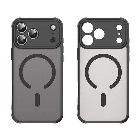 MagSafe Case for Apple iPhone 17 Pro, Techsuit, HaloFrost II, Black