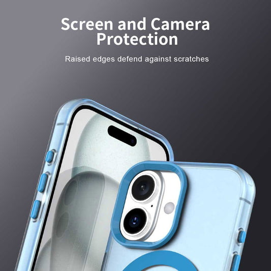 MagSafe Case for Apple iPhone 17, Techsuit, CandyCase, Blue