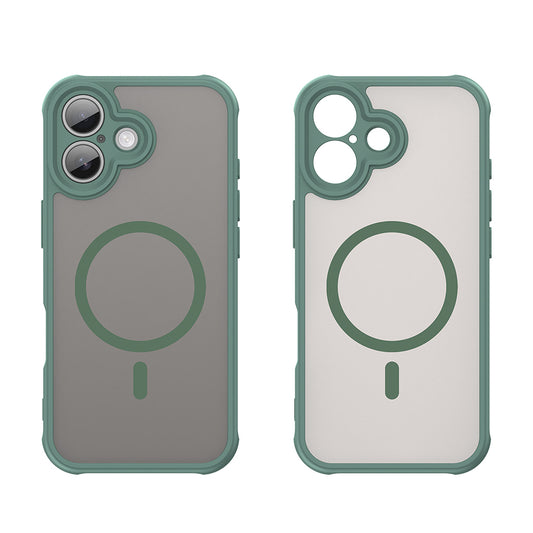 MagSafe Case for Apple iPhone 17, Techsuit, HaloFrost II, Green
