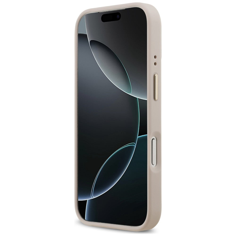 Θήκη MagSafe για Apple iPhone 18 Pro / 17 Pro, Guess, 4G Logo Plate, Ροζ