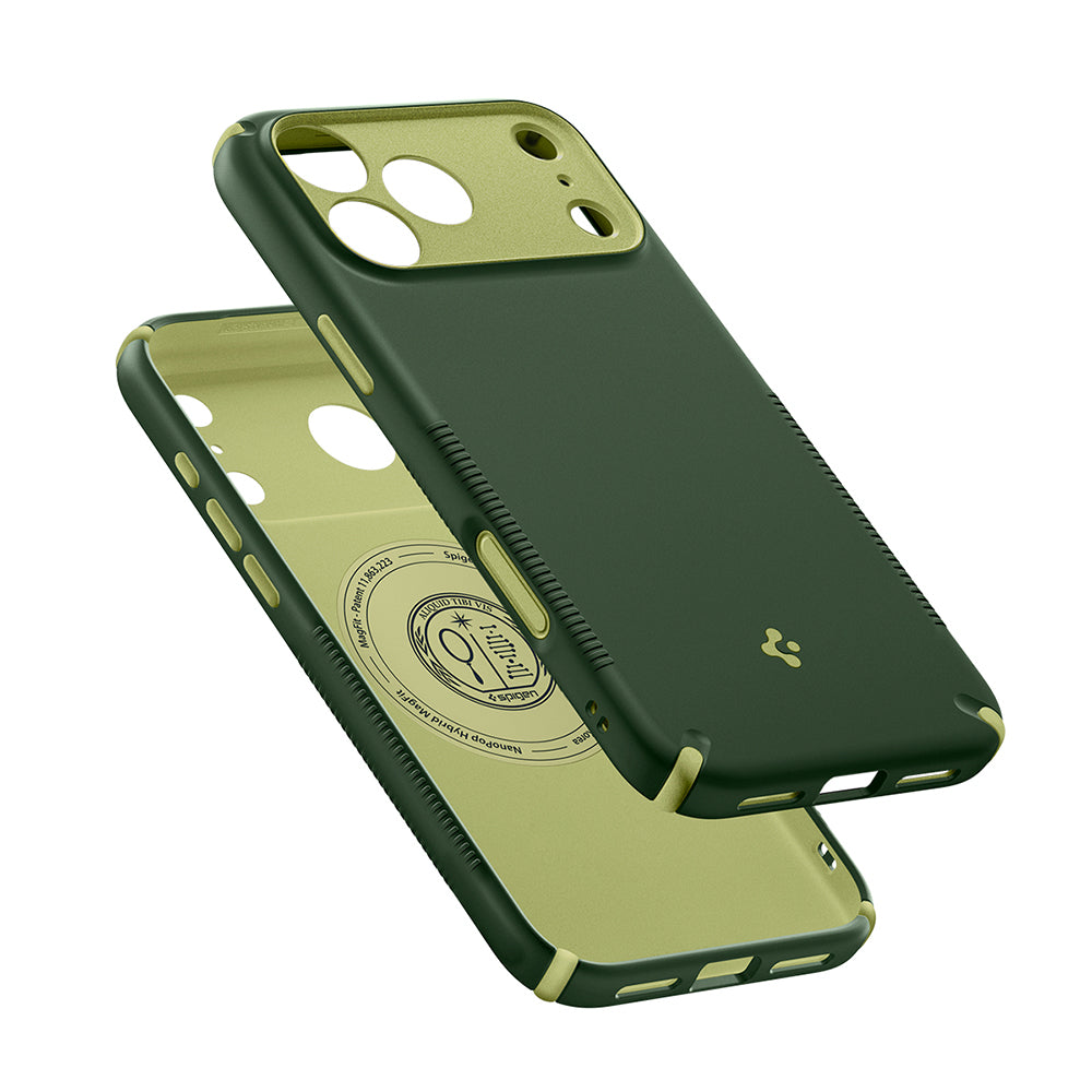 Θήκη MagSafe για Apple iPhone 18 Pro / 17 Pro, Spigen, Caseology Nano Pop Hybrid, Πράσινο ACS12176