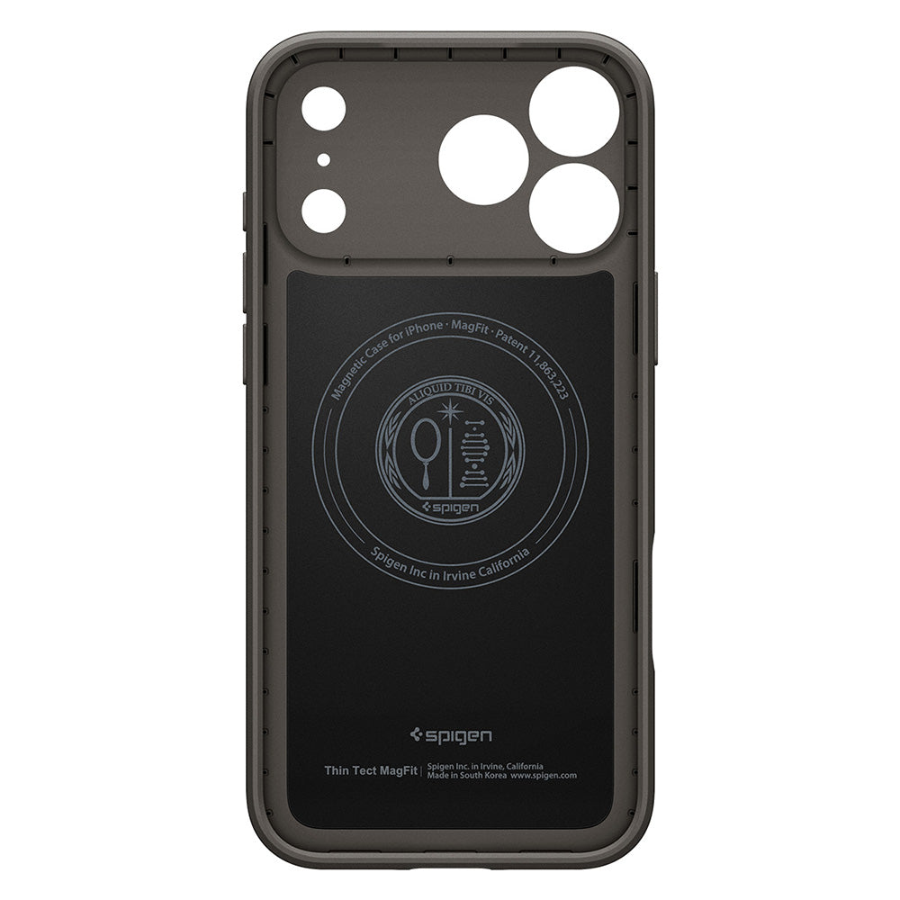Θήκη MagSafe για Apple iPhone 18 Pro / 17 Pro, Spigen, Thin Fit, Γκρι ACS12146