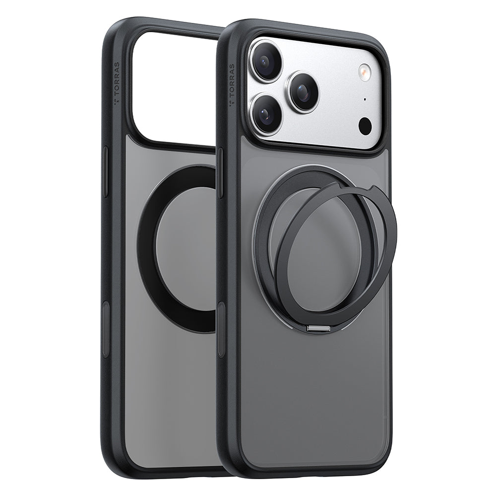 Θήκη MagSafe για Apple iPhone 18 Pro / 17 Pro, Torras, Ostand O1 Guardian, Μαύρη