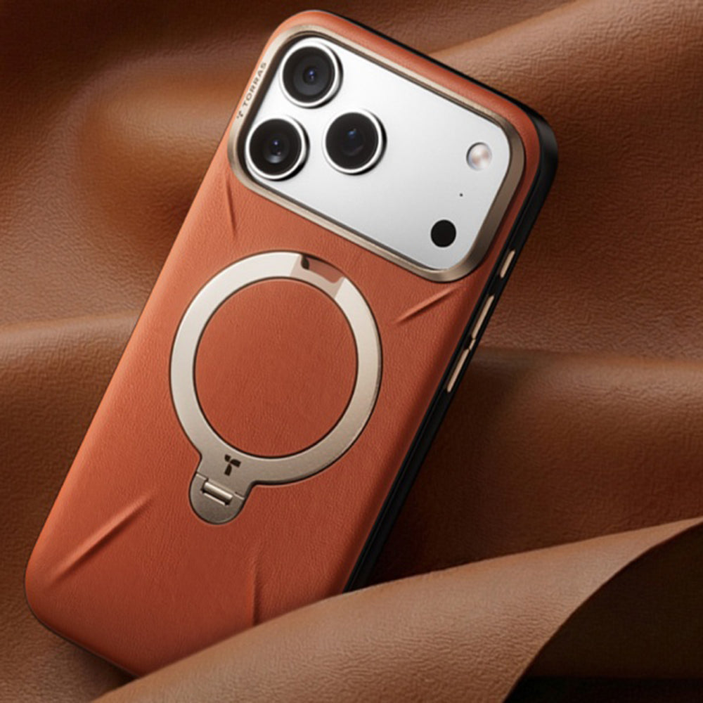 Θήκη MagSafe για Apple iPhone 18 Pro / 17 Pro, Torras, QPRO Leather, Μαύρο