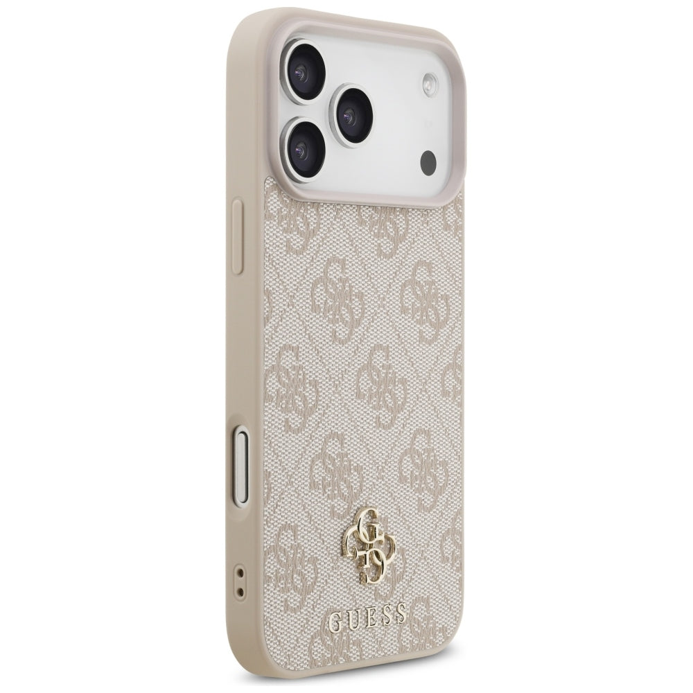 Θήκη MagSafe για Apple iPhone 18 Pro Max / 17 Pro Max, Guess, 4G Small and Classic, Ροζ