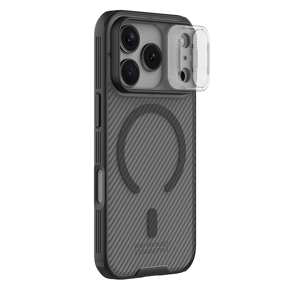 MagSafe Case for Apple iPhone 18 Pro Max / 17 Pro Max, Nillkin, CamShield Pro, Transparent Black