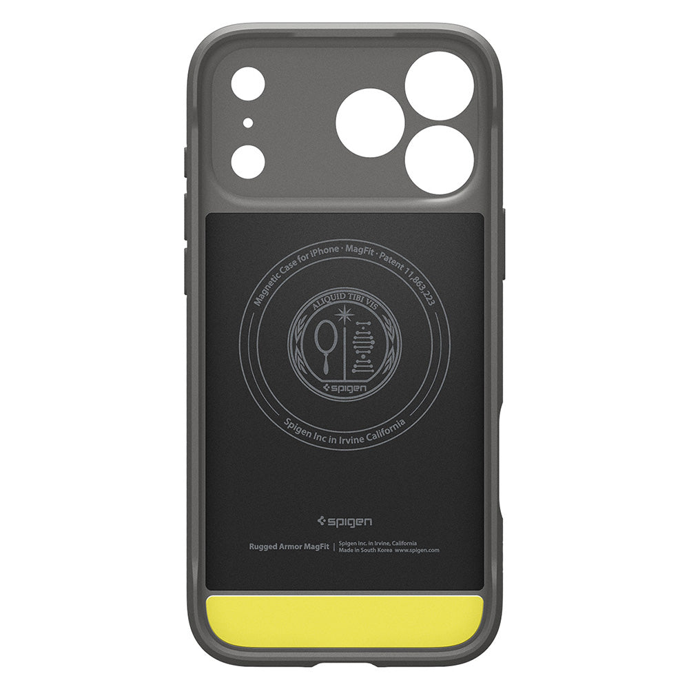 Θήκη MagSafe για Apple iPhone 18 Pro Max / 17 Pro Max, Spigen, Rugged Armor, Γκρι ACS12110
