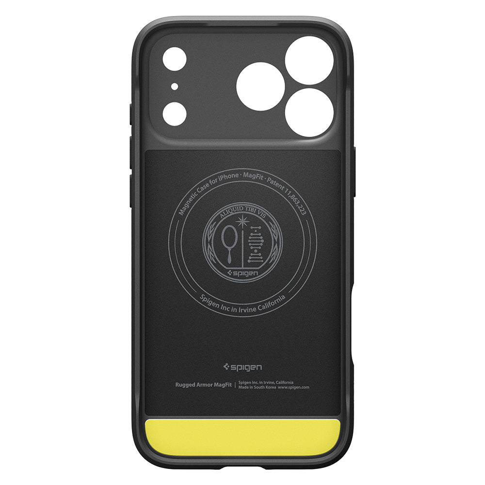 Θήκη MagSafe για Apple iPhone 18 Pro Max / 17 Pro Max, Spigen, Rugged Armor, Μαύρο Ματ ACS12109