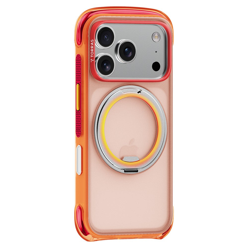 Θήκη MagSafe για Apple iPhone 18 Pro Max / 17 Pro Max, Torras, O3 Air Core, Πορτοκαλί