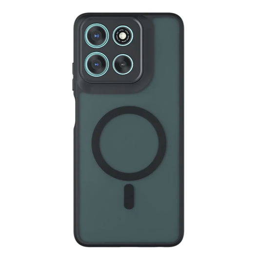 Θήκη MagSafe για Motorola Moto G67 Power / G57 Power, Techsuit, PureFrost, Μαύρη Σατινέ