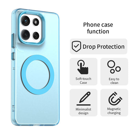 Θήκη MagSafe για Motorola Moto G86, Techsuit, CandyCase, Μπλε
