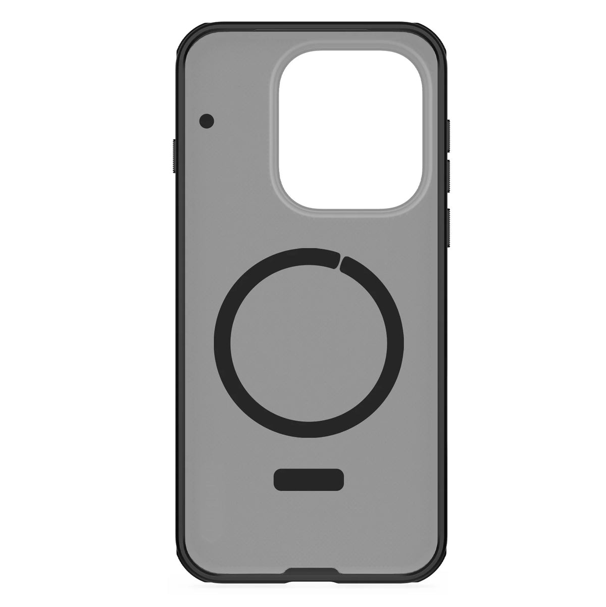 Θήκη MagSafe για OnePlus 15, Nillkin, Super Shield Pro, Μαύρη Διαφανής Σατινέ