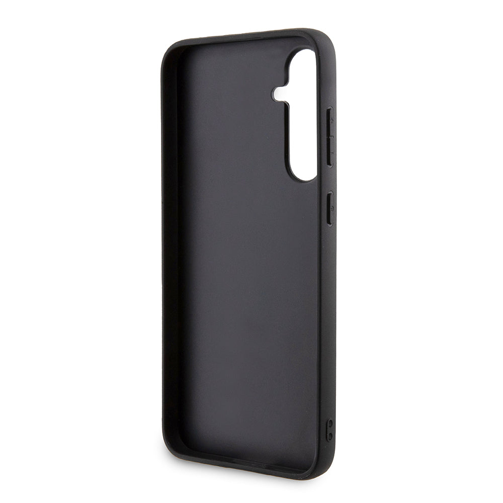 MagSafe Case for Samsung Galaxy S23 FE S711, Karl Lagerfeld, Saffiano Gripstand Karl & Choupette, Black