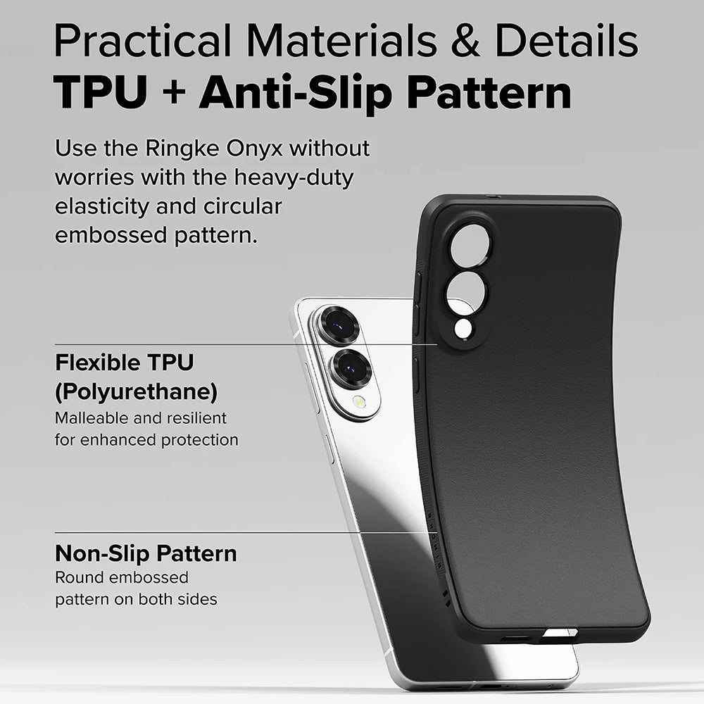 MagSafe Case for Samsung Galaxy S25 Edge S937, Ringke, Onyx, Black